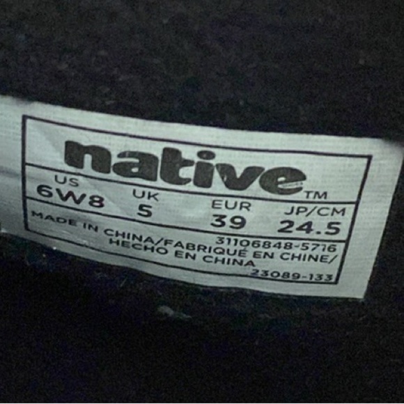 Native Shoes Adults Unisex Fitzsimmons Citylite Bloom W8/M6 - Picture 9 of 12